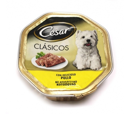 comida-perros-tarrina-clasicpollo-cesar-150-grs