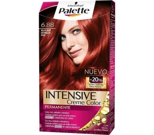 TINTE COLOR ROJO RUBI, INTENSIVE PALETTE N. 6.88