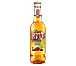 CERVEZA CON TEQUILA DESPERADOS BOTELLA 33 CL.