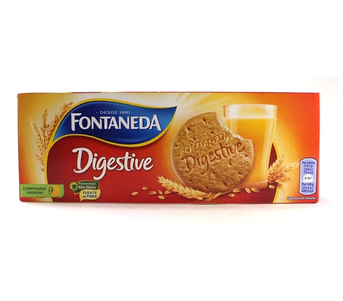 GALLETAS DIGESTIVE FONTANEDA 400 GR.