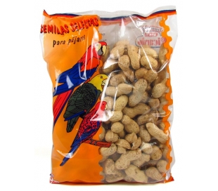COMIDA PÁJAROS CACAHUETE CÁSCARA CRUDO CASA RICARDO 500 GR.