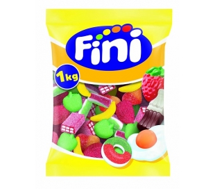 GOLOSINAS DE GOMA SURTIDO PARTY MIX, BOLSA FINI 1 KG.