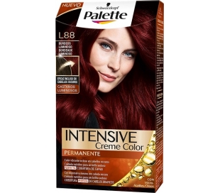 TINTE COLOR BURDEOS LUMINOSO, INTENSIVE PALETTE N. L88