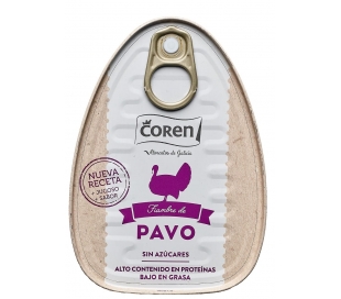 FIAMBRE PAVO SIN AZUCARES COREN 210 GRS.