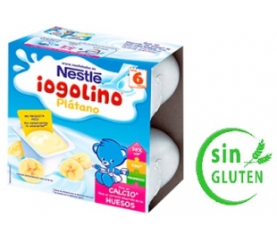 POSTRE INFANTIL PLÁTANO YOGOLINO PACK 4X100 GR.
