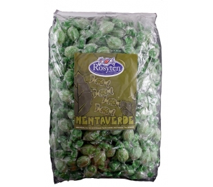 CARAMELO MENTA VERDE ROSYTEN 1 KG.