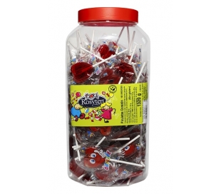 PIRULETAS CORAZON ROSYTEN 1320 GR. 150 UN.
