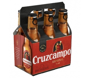CERVEZA ESPECIAL CRUZCAMPO PACK 6X20 CL.BOT.