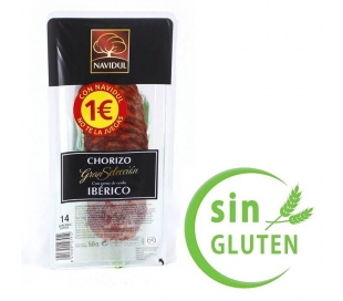 CHORIZO IBERICO NAVIDUL 45 GR.LONCHAS