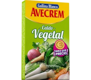 CALDO AVECREM VERDURAS 10P GALLINA BLANCA 117 GR.