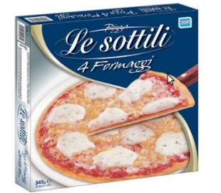 PIZZA 4 QUESOS TRATTORIA 345 GR.