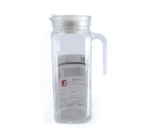 JARRA DE VIDRIO IGLOO QUADRO BORGONOVO 1000 ML.