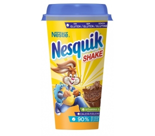 BEBIDA LÁCTEA C/CHOCOLATE NESQUIK SHAKE 190 ML.