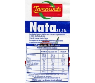 NATA MONTAR TAMARINDO 1 L.