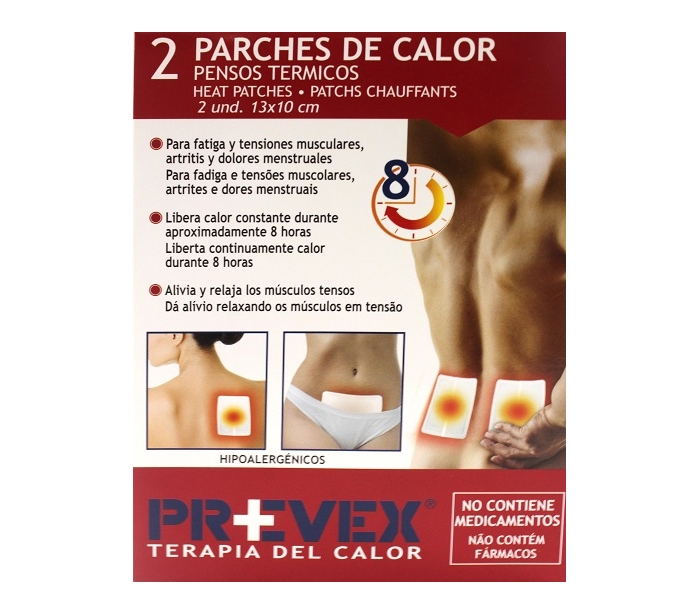 PARCHES CALOR 8 HORAS 13X10CM 2UD - Spar La Palma