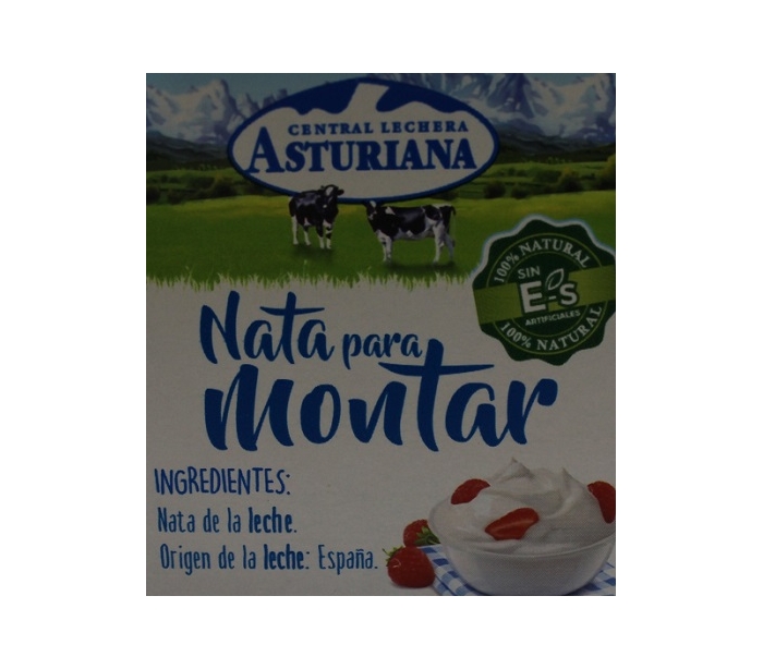 NATA PARA MONTAR ASTURIANA 500ML - LaDespensa