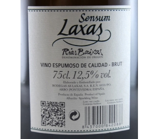 VINO ESPUMOSO CALIDAD - BRUT SENSUM LAXAS 75 CL.