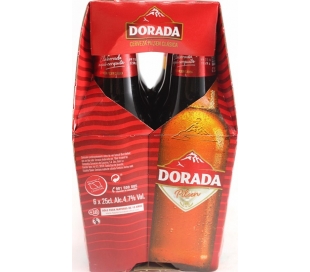 CERVEZA PILSEN DORADA BOT. 6X25 CL.