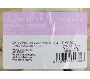 FRUTERIA CHAMPIÑON LAM.BDJA. . 250 GRS.