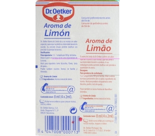 AROMA LIMON DR.OETKER PACK 4 X 2ML.