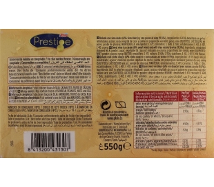 HELADO TARRINA PRESTIGE MALAGA KALISE 550 GRS.