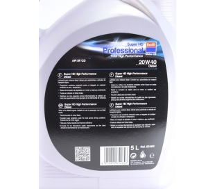 ACEITE AUTOMOVIL SUPER HD 20W40 KRAFFT 5 L.