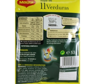 SOPA VERDURA MAGGI 53 GR.