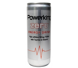 BEBIDA ENERGÉTICA ZERO POWERKING 250 ML.