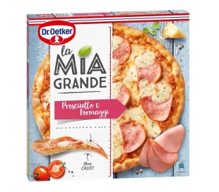 PIZZA PROSCIUTTO FORMAGGI LA MIA GRANDE 400 GR.