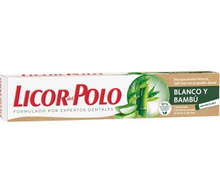 PASTA DENTAL BLANCO Y BAMBU LICOR POLO 75 ML.