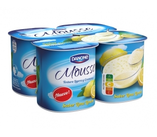 MOUSSE LIMA-LIMON DANONE PACK 4X65 GR.