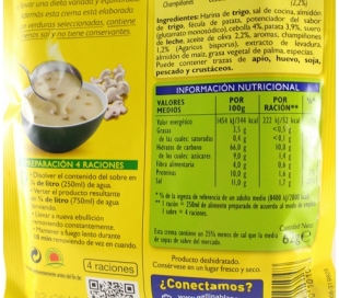 CREMA CHAMPIÑONES GALLINA BLANCA 62 GR.