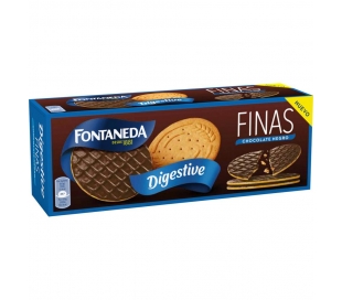 GALLETAS DIGESTIVE FINAS CHOCOLATE NEGRO FONTANEDA 170 GRS.
