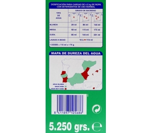 DETERGENTE POLVO ESP.AUTOMATICAS R-50 70 LAVADOS