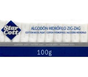 ALGODON ZIG ZAG LOTO 100 UN.