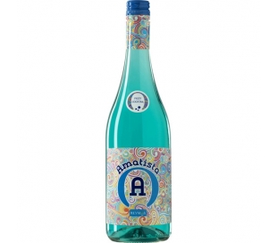 COCTEL AROMATIZADO BLANCO MOSCATO AZUL AMATISTA 75 CL.