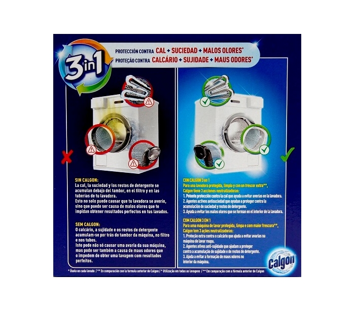 ▷ Chollo Calgon Antical de 30 pastillas para lavadora por sólo 9,48€ (0,32€  la dosis)