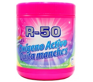 QUITAMANCHAS OXIGENO ACTIVO POLVO R-50 33 LAVADOS