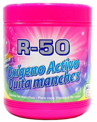 QUITAMANCHAS OXIGENO ACTIVO POLVO R-50 33 LAVADOS