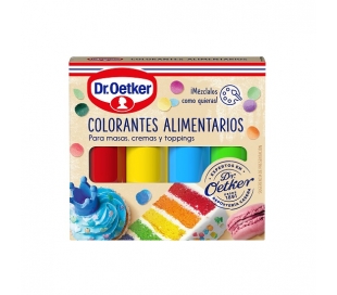 COLORANTE REPOSTERIA COLORES EN GEL DR.OETKER 40 GRS.