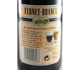 LICOR FERNET BRANCA 0'70