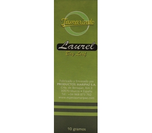 CONDIMENTO LAUREL TAMARINDO 10 GR.