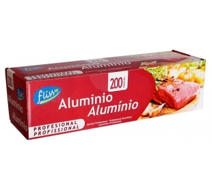 PAPEL ALUMINIO INDUSTRIAL 300 MM X2KG.