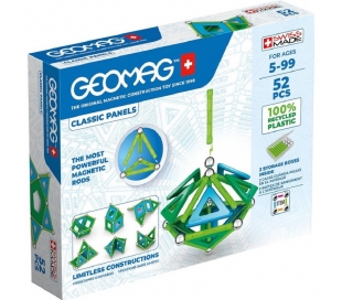 GREEN PANELS MAGNETIC GEOMAG 52 PIEZAS