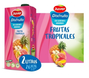 ZUMOS FRUTAS TRPICALES, DISFRUTA JUVER 2 L.