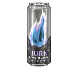 BEBIDA ENERGETICA ZERO RASPBERRY BURN 500 ML.