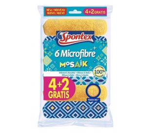 bayetas-microfibre-mosaik-spontex-pack-42-gratis