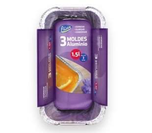 molde-aluminio-rect-fliss-3-un-15-l