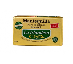 MANTEQUILLA CON SAL LA IRLANDESA 250 GRS.