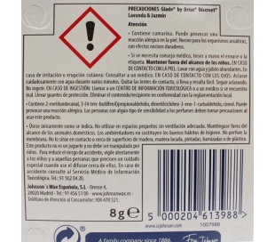 RECAMBIO AMBIENTADOR DISCREET LAVANDA BRISE 12 GR.